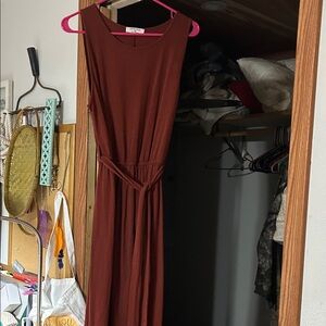 Zenana Outfitters Rich Brown Maxi Dress